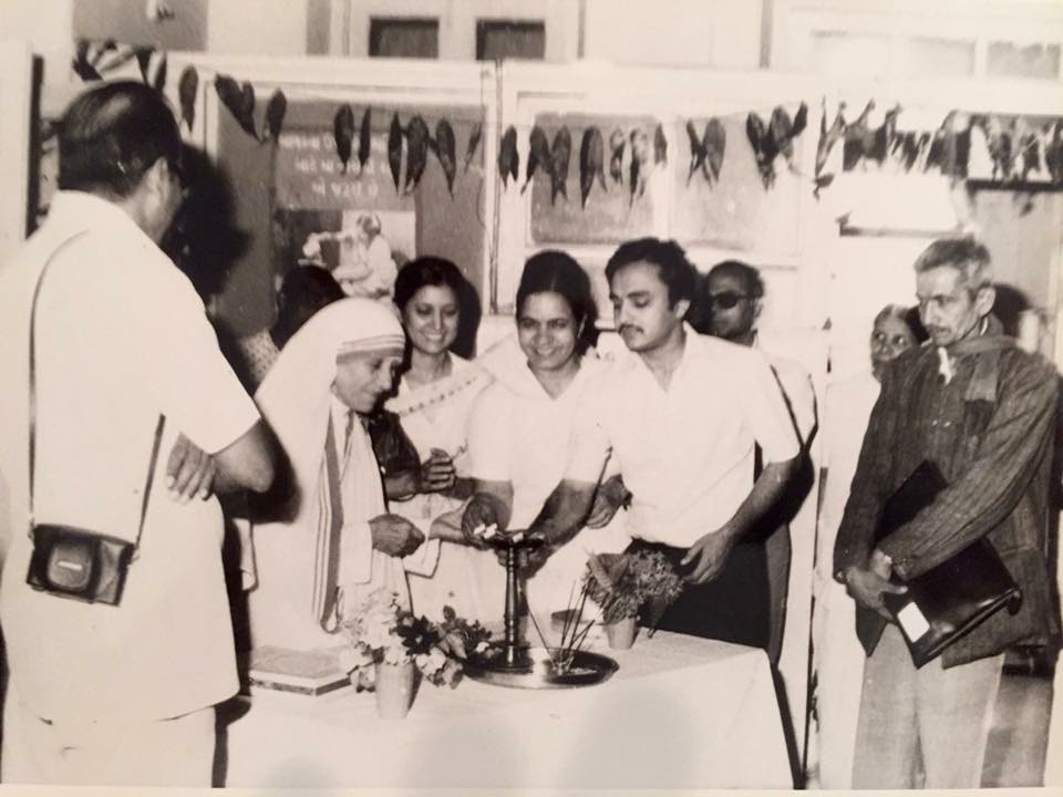 Dr. Mehbub Kapadia with Mother Teresa